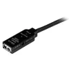 StarTech.com 20m USB 2.0 aktiivinen jatkokaapeli - M/F, 20 m, USB A, USB A, USB 2.0, uros/naaras, musta