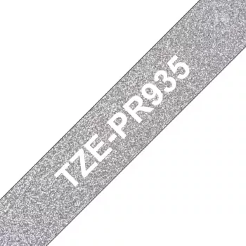 Brother TZE-PR935 tarranauha valkoinen hopealla