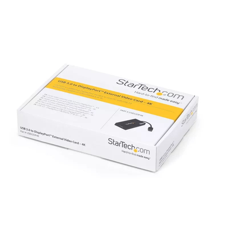 StarTech.com USB 3.0 - DisplayPort adapteri - DisplayLink sertifioitu - 4K 30Hz