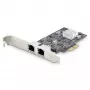 StarTech.com 2-porttinen 2.5Gbps NBASE-T PCIe verkkokortti, Intel I225-V, kaksiporttinen tietokoneen verkkokortti, Multi-Gigabit NIC, PCI Express palvelin LAN -kortti, työpöytä Ethernet -liitäntä