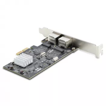 StarTech.com 2-porttinen 2.5Gbps NBASE-T PCIe verkkokortti, Intel I225-V, kaksiporttinen tietokoneen verkkokortti, Multi-Gigabit NIC, PCI Express palvelin LAN -kortti, työpöytä Ethernet -liitäntä