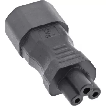 InLine virtalähdeadapteri IEC 60320 C14 / C5, 3-napainen, IEC-laite / kannettava tietokone