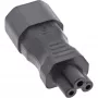 InLine virtalähdeadapteri IEC 60320 C14 / C5, 3-napainen, IEC-laite / kannettava tietokone
