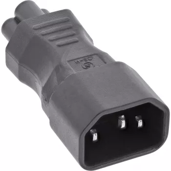 InLine virtalähdeadapteri IEC 60320 C14 / C5, 3-napainen, IEC-laite / kannettava tietokone
