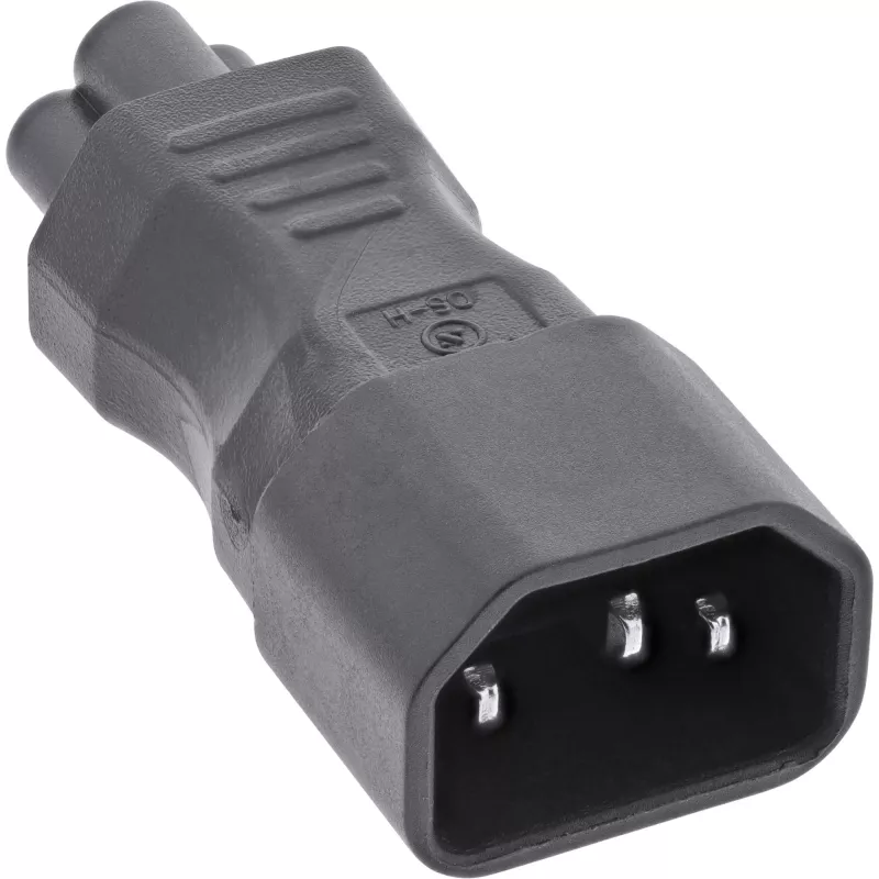 InLine virtalähdeadapteri IEC 60320 C14 / C5, 3-napainen, IEC-laite / kannettava tietokone