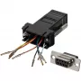 StarTech.com DB9 - RJ45 modulaarinen adapteri - F/F, DB-9, RJ-45, musta