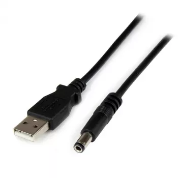 StarTech.com USB - 5,5 mm virtakaapeli – tyyppi N holkkipistoke – 1 m, 1 m, USB A, holkkipistoke tyyppi N