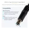 StarTech.com USB - 5,5 mm virtakaapeli – tyyppi N holkkipistoke – 1 m, 1 m, USB A, holkkipistoke tyyppi N