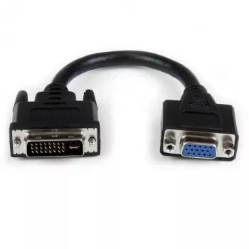 StarTech.com 8in DVI - VGA -kaapeliadapteri – DVI-I-pistoke - VGA-liitin