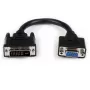 StarTech.com 8in DVI - VGA -kaapeliadapteri – DVI-I-pistoke - VGA-liitin
