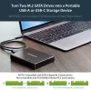 StarTech.com Dual-Slot-asemakotelo M.2 SATA SSD-levyille - USB 3.1 (10 Gbit/s) - RAID