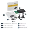 StarTech.com Dual-Slot-asemakotelo M.2 SATA SSD-levyille - USB 3.1 (10 Gbit/s) - RAID