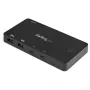 StarTech.com 2-porttinen USB-C KVM-kytkin - 4K 60 Hz HDMI - kompakti kaksiporttinen UHD USB Type-C työpöytä mini KVM-kytkin USB-C-kaapeleilla - väylävirralla - MacBook iPad Pro ThinkPad IdeaPad EliteBook