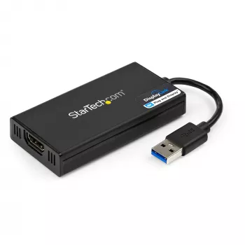 StarTech.com USB 3.0 - HDMI adapteri - 4K 30Hz Ultra HD - DisplayLink sertifioitu - USB Type-A - HDMI näyttöadapteri muunnin näytölle - ulkoinen video- & näytönohjain - Mac & Windows