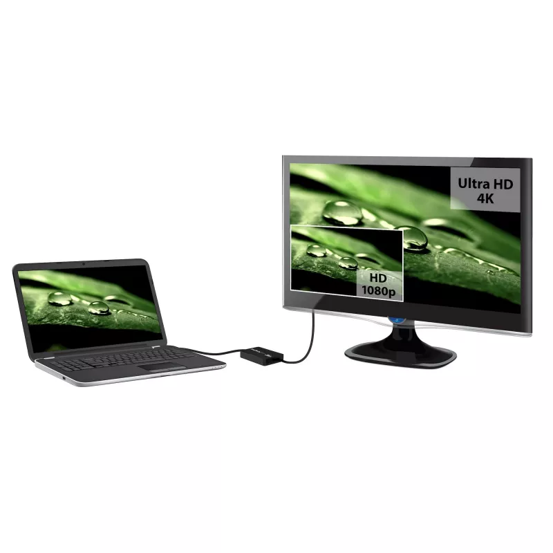 StarTech.com USB 3.0 - HDMI adapteri - 4K 30Hz Ultra HD - DisplayLink sertifioitu - USB Type-A - HDMI näyttöadapteri muunnin näytölle - ulkoinen video- & näytönohjain - Mac & Windows