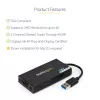 StarTech.com USB 3.0 - HDMI adapteri - 4K 30Hz Ultra HD - DisplayLink sertifioitu - USB Type-A - HDMI näyttöadapteri muunnin näytölle - ulkoinen video- & näytönohjain - Mac & Windows