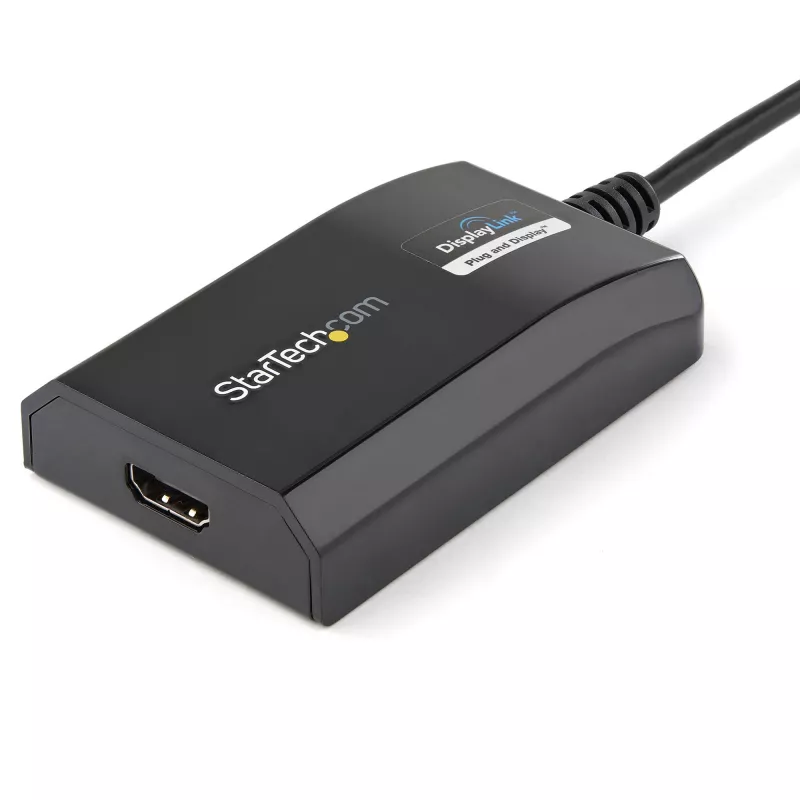 StarTech.com USB 3.0 - HDMI adapteri - DisplayLink sertifioitu - 1080p (1920x1200) - USB Type-A - HDMI näyttöadapteri muunnin näytölle - ulkoinen video- & näytönohjain - Windows/Mac