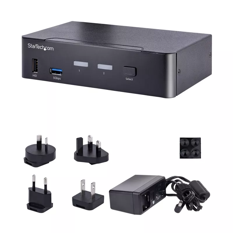 StarTech.com SV231DPUCA KVM-kytkin musta