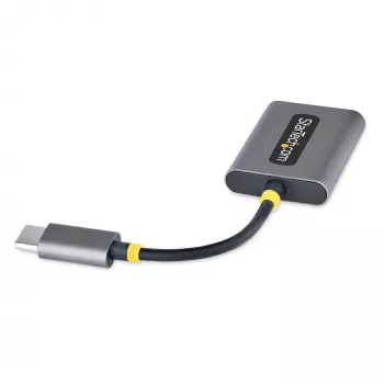StarTech.com USB-C kuulokkeiden jakaja, USB Type-C kahden headsetin adapteri mikrofonitulolla, USB-C 3,5 mm äänisovitin/kuulokeliitäntä, USB-C ääniliitäntä/aux-lähtö, 24-bittinen DAC