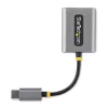 StarTech.com USB-C kuulokkeiden jakaja, USB Type-C kahden headsetin adapteri mikrofonitulolla, USB-C 3,5 mm äänisovitin/kuulokeliitäntä, USB-C ääniliitäntä/aux-lähtö, 24-bittinen DAC