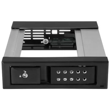 StarTech.com 5,25 - 3,5 kiintolevyn hot-swap-kehikko – 3,5 tuuman SATA/SAS-asemille – trayton – alumiini