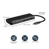 StarTech.com USB-C-moniporttiadapteri, kannettava USB-C-telakka 4K HDMI, 2x USB 3.0 -keskitin, SD/SDHC, GbE, 60W PD läpivienti – USB Type-C/Thunderbolt 3 – KORVATTU DKT30CHSDPD1:llä