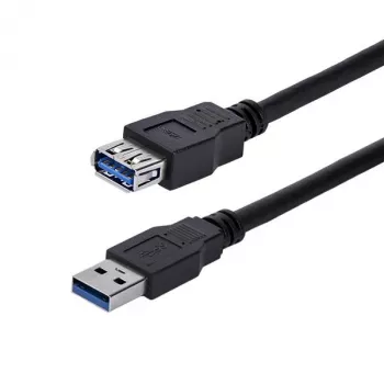 StarTech.com 1m musta SuperSpeed USB 3.0 jatkokaapeli A-A - M/F