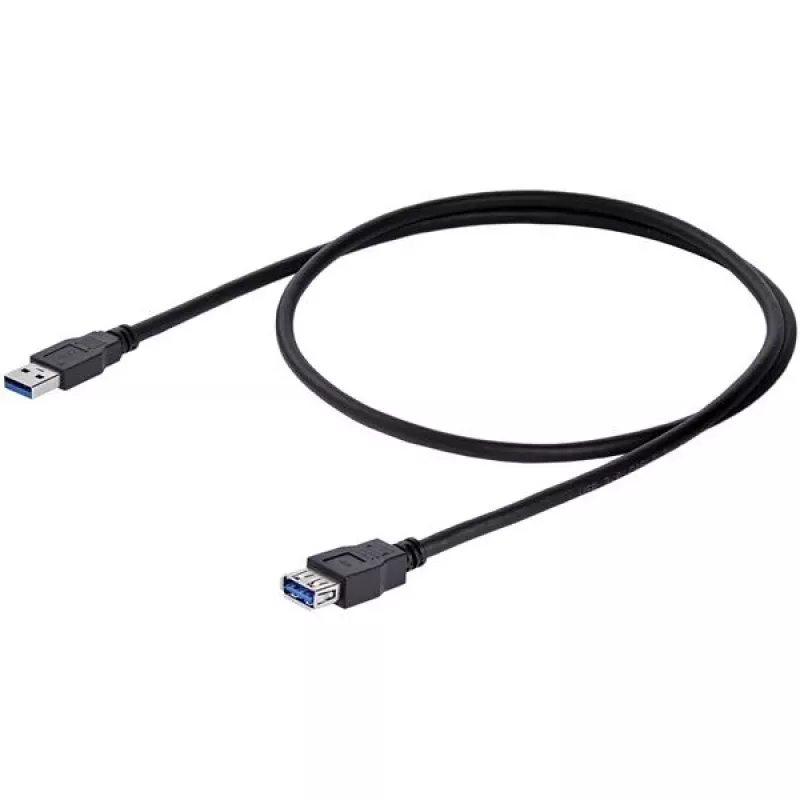 StarTech.com 1m musta SuperSpeed USB 3.0 jatkokaapeli A-A - M/F