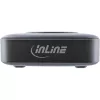 InLine Qi Powerstation Multiport -laturi, 4x USB-C + 2x USB-A, GaN 100 W, 15 W langaton lataus, musta (31517K)