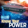 Hallitsematon kytkin Intellinet 24-porttinen Gigabit Ethernet PoE+ 561242