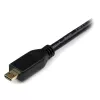 StarTech.com HDADMM3M nopea Micro HDMI–HDMI-kaapeli Ethernetillä, 3 m, HDMI A-tyyppi – Micro HDMI D-tyyppi, 32 AWG, suojattu, uros/uros, musta
