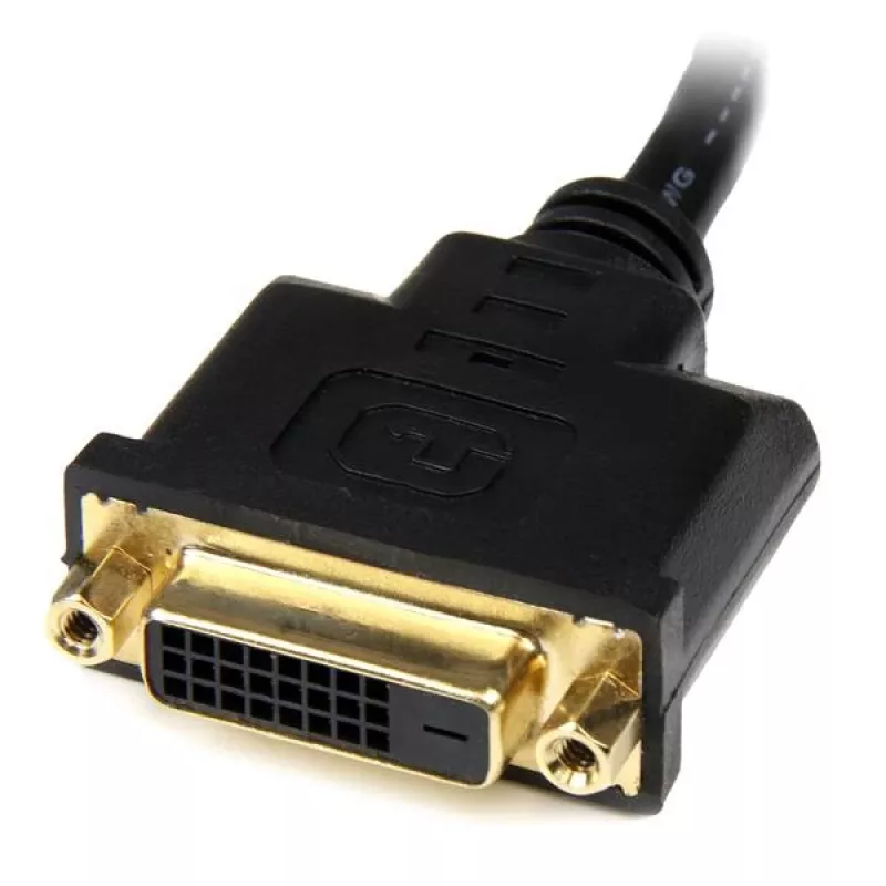 StarTech.com 8in HDMI - DVI-D -videokaapelisovitin – HDMI-uros - DVI-naaras