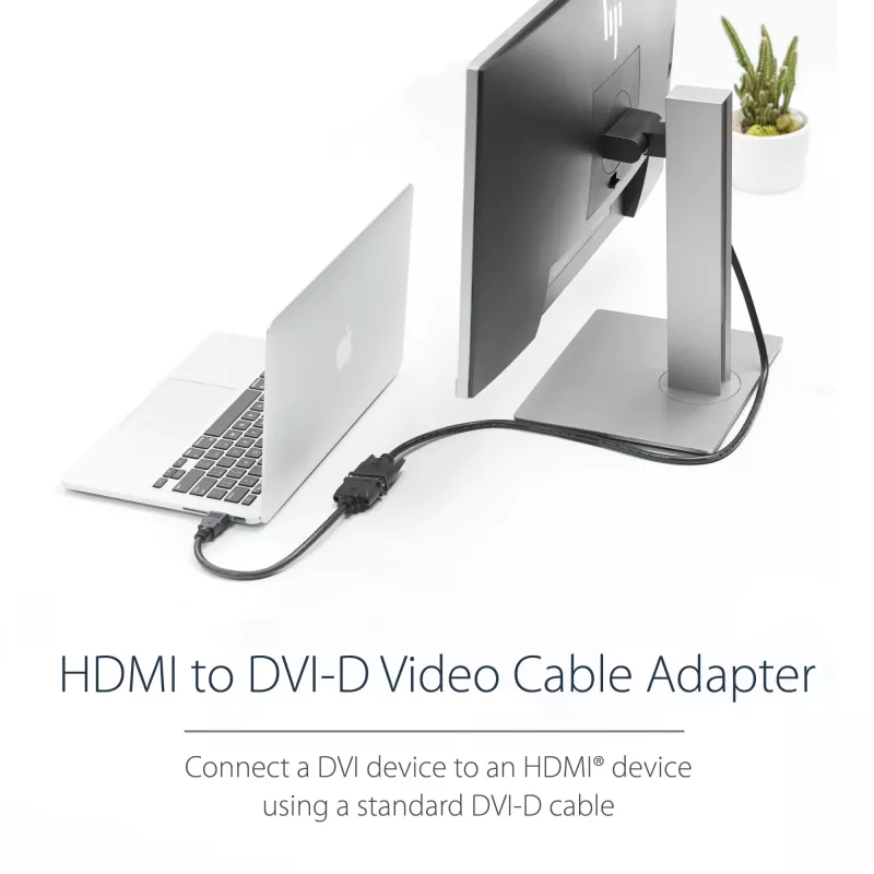 StarTech.com 8in HDMI - DVI-D -videokaapelisovitin – HDMI-uros - DVI-naaras