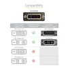 StarTech.com 8in HDMI - DVI-D -videokaapelisovitin – HDMI-uros - DVI-naaras