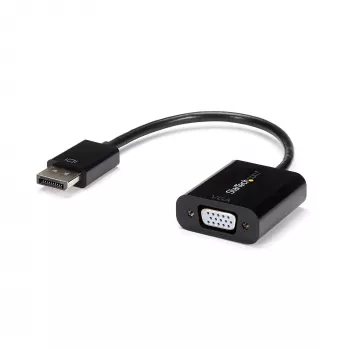 StarTech.com DisplayPort-VGA-sovitin – aktiivinen DP-VGA-muunnin – 1080p-video – DP/DP++-lähde VGA-näyttökaapelisovittimeen – DP-VGA-sovitin digitaali-analoginen – DP 1.2 - VGA