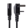 StarTech.com 10ft (3m) UK-tietokoneen virtakaapeli, 18AWG, BS 1363 - C13, 10A 250V, musta vara-AC-virtakaapeli, kylmälaitekaapeli / UK-virtakaapeli, PC-virtalähdekaapeli, TV-/näyttökaapeli