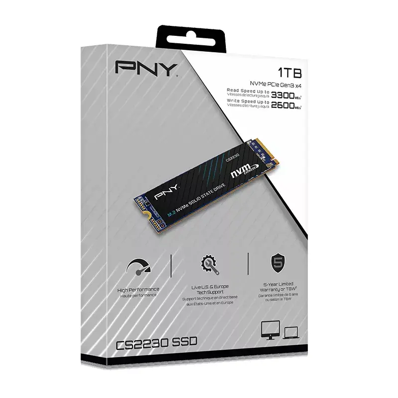 SSD-asema PNY 1 TB M.2 PCI Express 3.0 NVMe CS2230