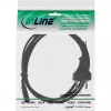 InLine virtakaapeli, Euro-pistoke / Euro8-pistoke, musta, 3m