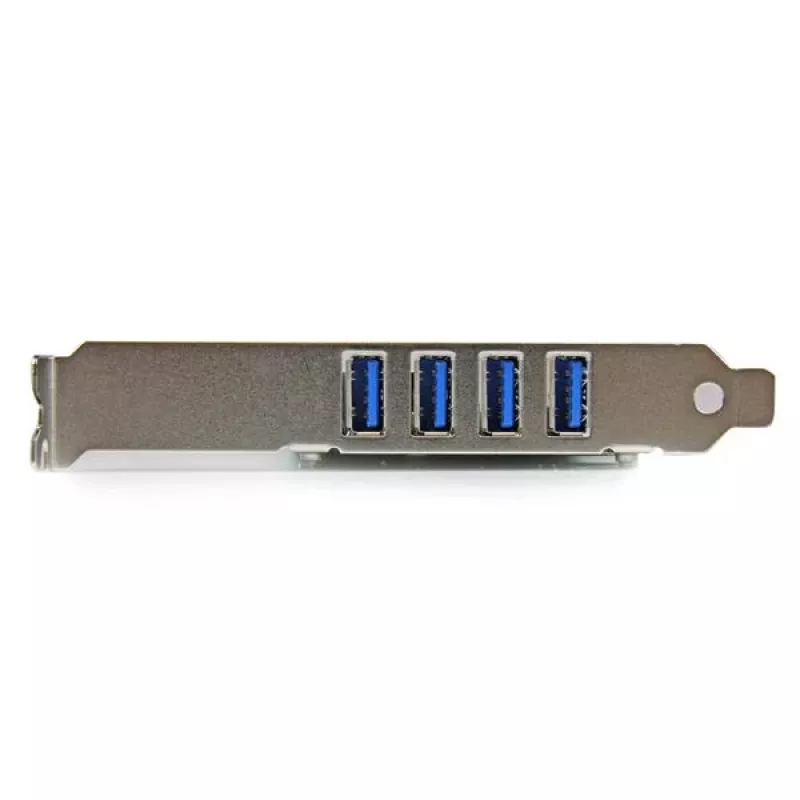 StarTech.com 4-porttinen PCI Express PCIe SuperSpeed USB 3.0 -ohjainkorttisovitin UASP:lla – SATA-virtalähde