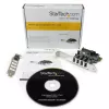 StarTech.com 4-porttinen PCI Express PCIe SuperSpeed USB 3.0 -ohjainkorttisovitin UASP:lla – SATA-virtalähde