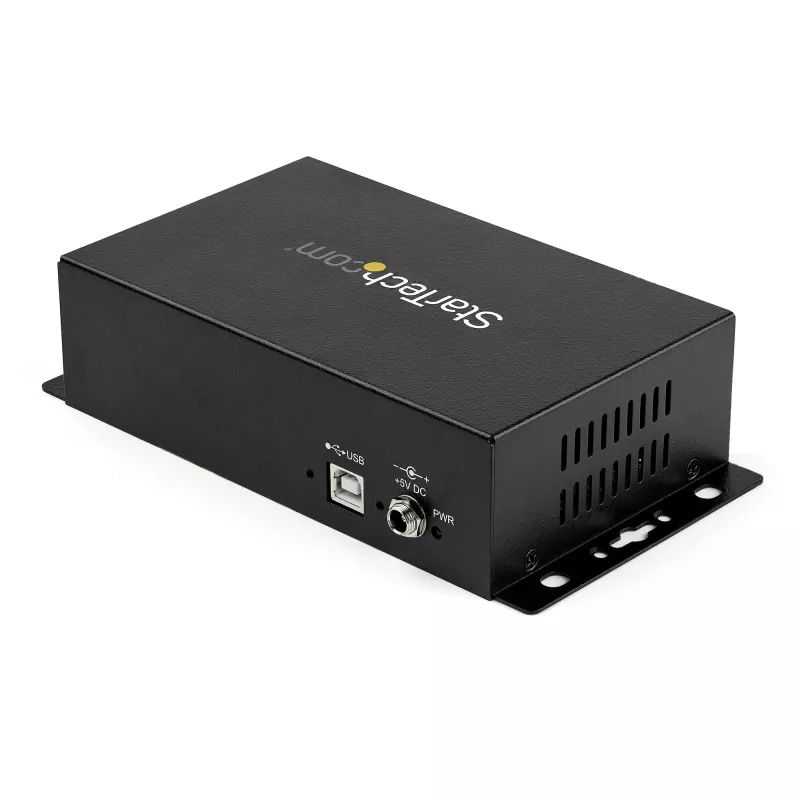 StarTech.com 8-porttinen USB-DB9 RS232 sarjasovitin keskitin – teollinen DIN-kisko- ja seinäasennus