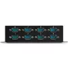 StarTech.com 8-porttinen USB-DB9 RS232 sarjasovitin keskitin – teollinen DIN-kisko- ja seinäasennus