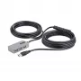 StarTech.com USB-jatkokeskitin, 10 m USB 3.0 -jatkokaapeli 4-porttisella USB-A-keskittimellä, aktiivinen/väylävirralla toimiva USB-toistokaapeli, valinnainen 20 W virtalähde mukana, ESD-suoja