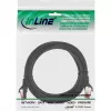 InLine patch-kaapeli S/FTP PiMF Cat.6 250MHz PVC kupari musta 0,5m
