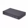 StarTech.com 4-porttinen KM-kytkin hiiren vaihdolla, USB-kytkin näppäimistölle/hiirelle, 3,5 mm/USB-ääni, oheislaitteiden jakaminen 4 tietokoneelle, TAA-yhteensopiva
