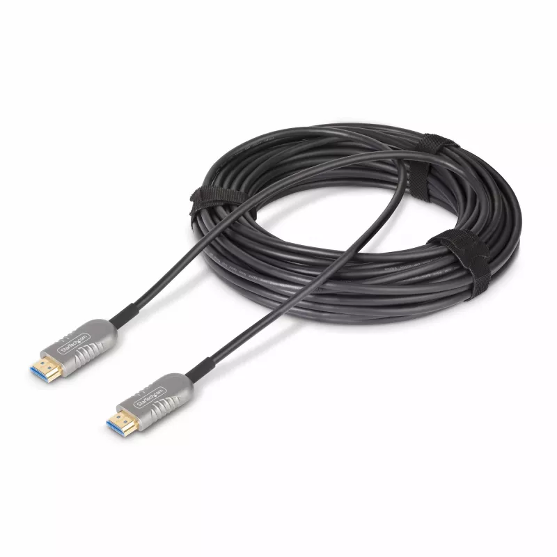 StarTech.com 15,2 m (50 ft) HDMI 2.1 hybridi aktiivinen optinen kaapeli (AOC), CMP, Plenum-luokiteltu, 8K Ultra High Speed HDMI 2.1/2.0 kuitukaapeli, 48 Gbit/s, 8K 60 Hz/4K 120 Hz, HDR10+/FRL/TMDS/eARC