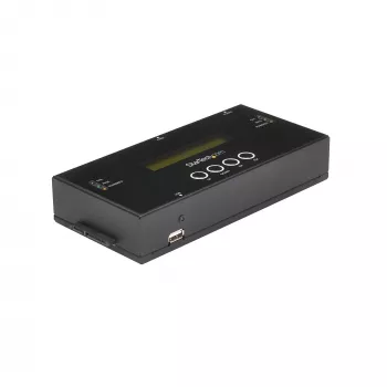 StarTech.com 1:1 erillinen kiintolevyjen kopioija ja tyhjentäjä, SAS- ja SATA-HDD/SSD-kloonaaja/kopioija, kiintolevyjen kopioija ja puhdistaja, LCD-näyttö, TAA-yhteensopiva