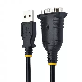 StarTech.com 1 m USB-sarjakaapeli, DB9-uros RS232 - USB-muunnin, Prolific IC, USB-sarjasovitin PLC/tulostin/skanneri/kytkin, USB-COM-porttisovitin, Windows/Mac