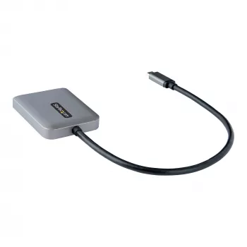 StarTech.com USB-C - kaksois-HDMI MST -keskitin - kaksois-HDMI 4K 60 Hz - USB Type-C moninäyttösovitin kannettavalle 30 cm kaapelilla - DP 1.4 Multi-Stream Transport -keskitin - USB-C - HDMI-jakaja
