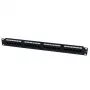 StarTech.com 24 portin 1U rack-asennettava Cat 6 110 patch-paneeli, RJ-45, rack-asennus, 1U, musta, RoHS, CE, ETL, UL